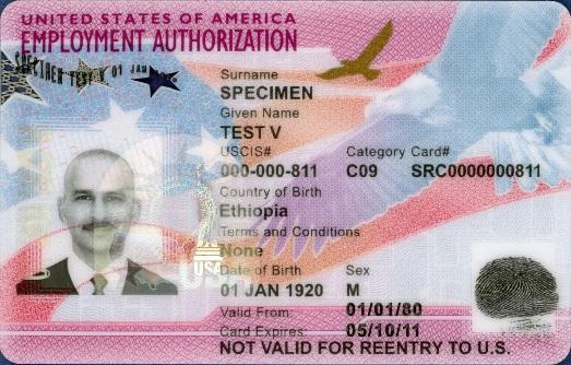 Authorization Document ( EAD Card or OPT Card ) to the USCIS Service Center.