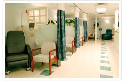 High Risk Post Discharge Clinic Offers a comprehensive line of intravenous therapies ranging from chemotherapy to blood transfusions and antibiotic