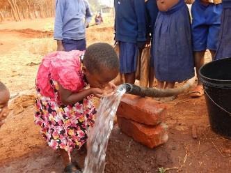 and a water station for a retreat center, village and schools in the Mbinga area (see pictures) Tanzania: