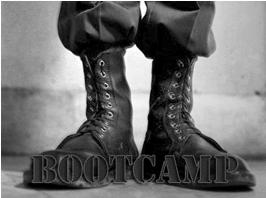 Boot Camp Boot camp refers to military recruit training, the initial indoctrination and instruction given to new military personnel Why Boot Camp?