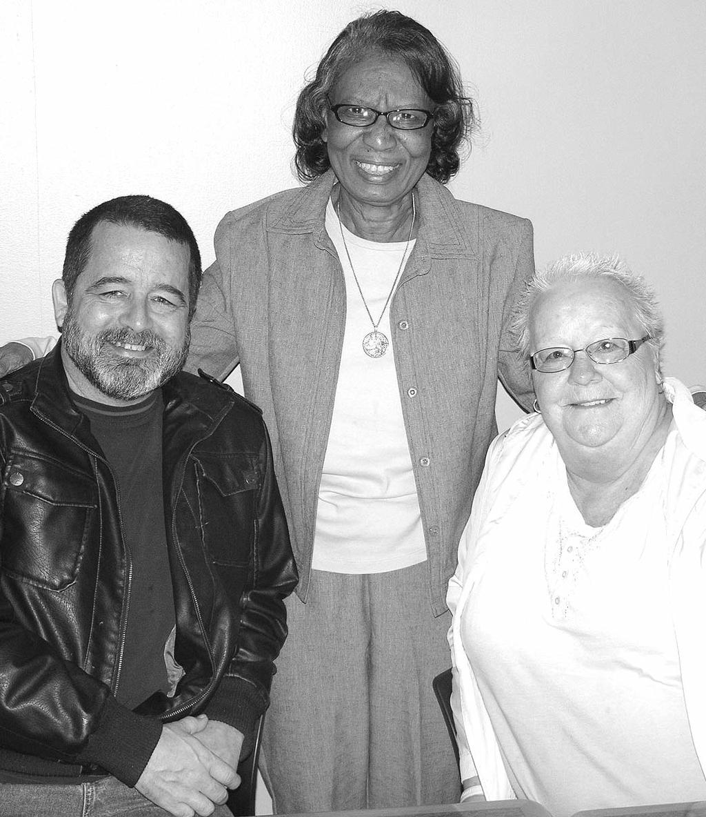 CLPN Retires After 37-Year Career Joan White, CLPN, (center) was recently honored with a retirement reception.