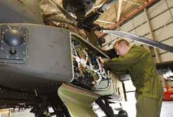 KEY ROLES AIRCRAFT TECHNICIANS The Army needs helicopters to move people around the battlefield and also deliver that extra punch needed to win a firefight.