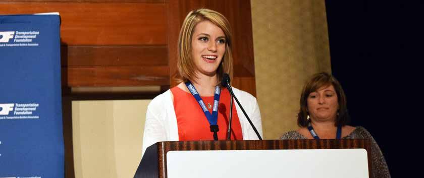 Lanford Family Highway Worker Memorial Scholarship winner, Kaitlyn Henry Meetings & Conferences Since 1985, ARTBA s Foundation has organized and conducted more than 20 international and national