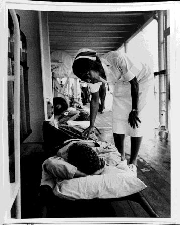 Like being a secretary, clerk, or communications specialist, nursing was seen as an appropriate career for in the Navy.