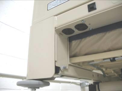 3.11 Optional Auxiliary AC Power Outlet NEMA 5-15R Outlet Socket configuration shown All Spirit beds can be equipped with an optional auxiliary AC power outlet mounted in the patient right side of