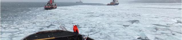 and recover oil in ice filled waters in all conditions.