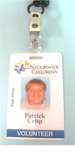 Quick Reminders Volunteers must wear the Nationwide Children s volunteer uniform polo or vest. Your photo id must be worn at all times.