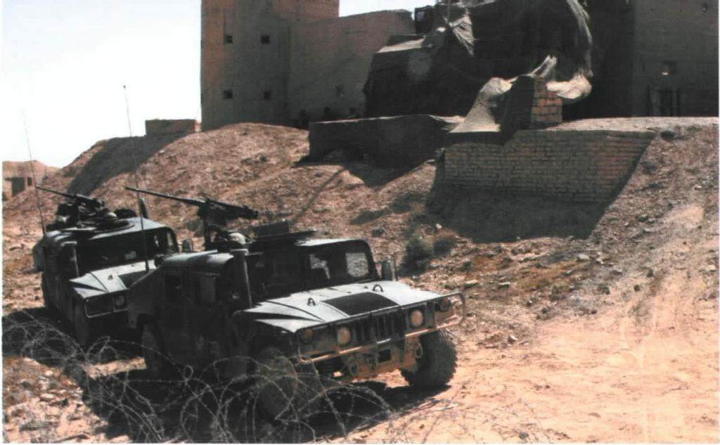 Headquarters for Company!, 3d Battalion, 23d Marines, at the Zulu Castle, a fortress built by Iraq during its war with Iran in the 1980s.