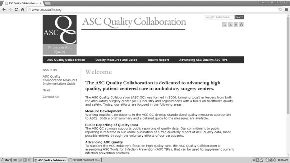 ASC Quality Collaboration Implementation Guide www.ascquality.