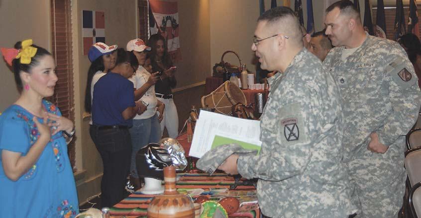 Blazing trail for future Hispanic leaders By APRIL WEBB Guardian staff writer Vibrant Latin music provided a background beat as Soldiers and Family members attended Fort Polk s National Hispanic