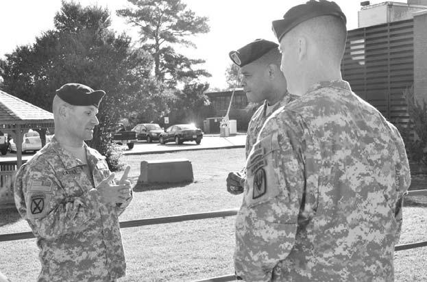 CF, SOF, JIIM work together to prepare for future By Sgt. DANIEL A. CARTER USASOC PAO FORT BRAGG, N.C. Leaders from many different U.S. Army Special Operations Command teams, along with leaders from the 82nd Airborne Division, gathered at the Fort Bragg Education Center Sept.