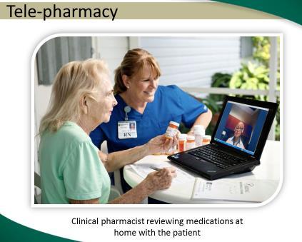 Baptist Hospital South Florida Telepharmacy epharmacy Scenario A home health nurse feels a patient should talk to a pharmacist about medications that she is prescribed.