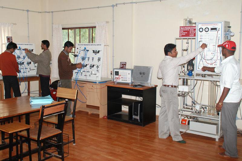 The lab is equipped with state of art machinery that allows students to get a complete knowledge on actuators that work on hydraulics and pneumatics.