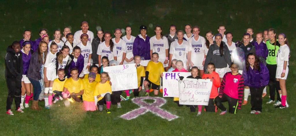 5 Soccer Teams Lend Their Support to Women s Imaging Center The Pittsfield High School Girls and Boys Soccer teams and the Pittsfield Soccer Club Leeds Under-12 Team joined forces in October to stand
