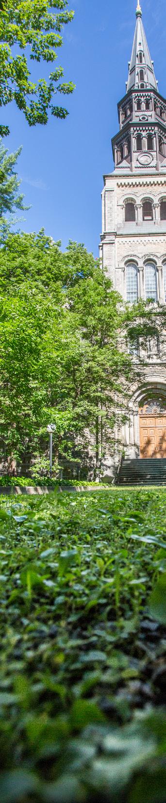 A LOOK BACK In the heart of downtown Montreal, between René-Lévesque Boulevard and Ste-Catherine Street West, stands an important piece of the city s rich history: the Motherhouse of the Grey Nuns of