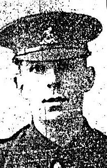 The Great War 1914-1919 Lost Men ASHDOWN, FREDERICK JAMES. Lance Corporal G/15514. 6th (Service) Battalion, Queen's Own (Royal West Kent Regiment). Died Monday 9 April 1917. Born New Romney, Kent.