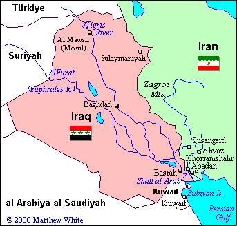 Iran Iraq War Disputes over region since collapse of the Ottoman