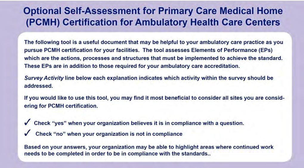 03/EP 1] This may include how it provides for patient-centered and team-based comprehensive care, a systems-based approach to quality and safety, and enhanced patient access.