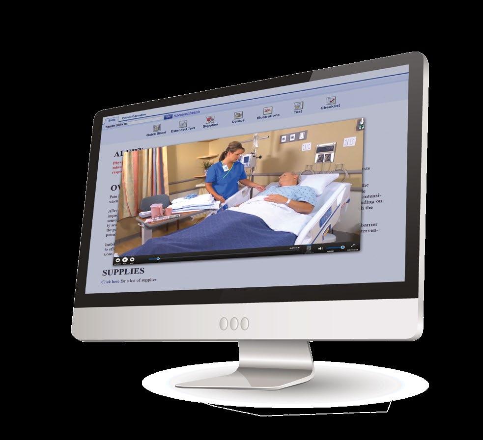 » A convenient web-based product that utilizes the same professional format that practicing nurses use to train.
