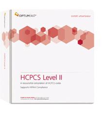 HCPCS/Current Procedural Coding 2017 HCPCS Level II Optum360 Accurately report supplies and services for physician, hospital outpatient, and ASC settings with the Optum360 HCPCS Level II.