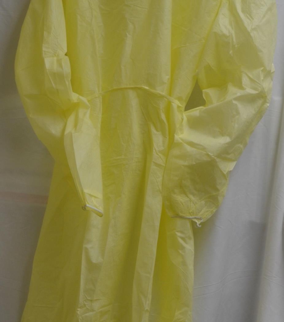 Class I Isolation Gown Statements relating to barrier protection, statements are for only