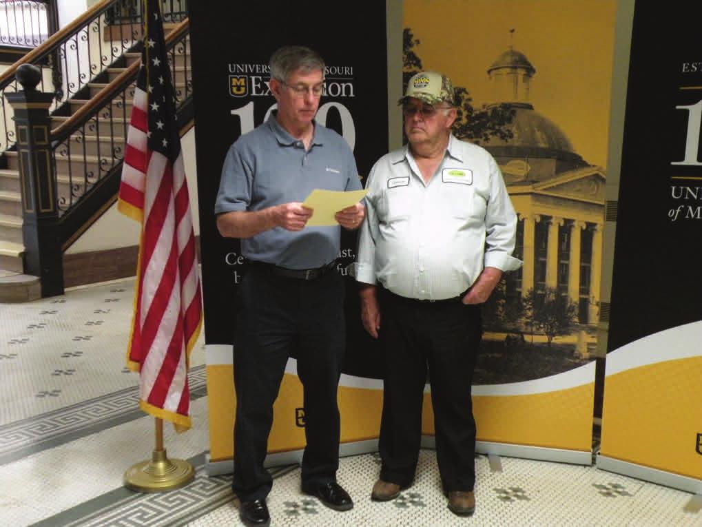 Celebrating 100 Years At a Centennial celebration held at the Buchanan County Courthouse in May, RT Turner,