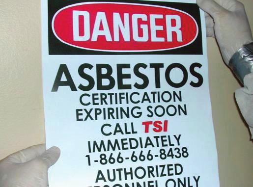 EPA Refresher Asbestos Courses Asbestos Worker Refresher 1 Day $129 Requires proof of previous Asbestos Worker training within last 2 years for most states, 18 months for Indiana Department of