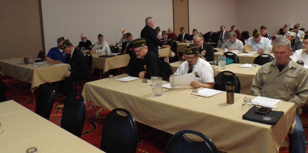The training session was given at the Mid-Winter Conference in Des Moines.