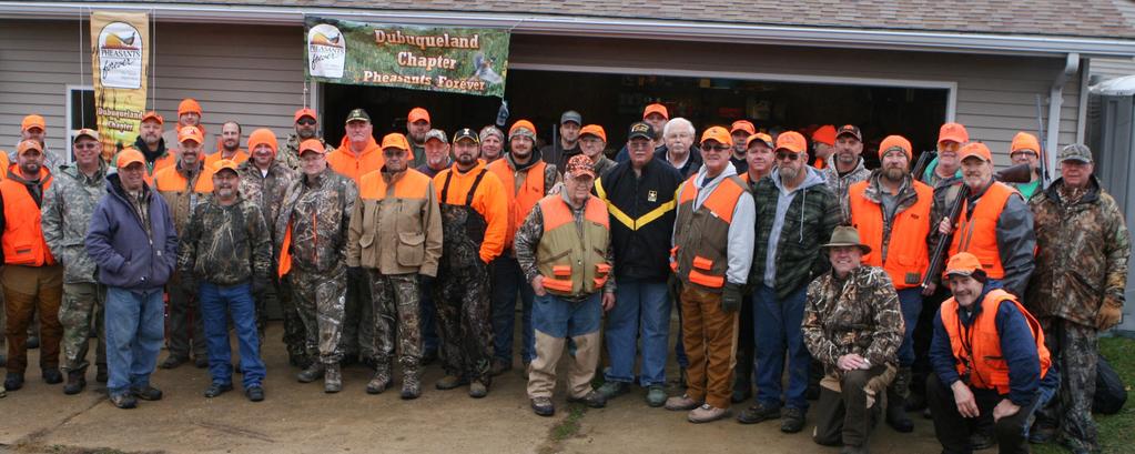 March 2017 Iowa VFW Voice 9 VETERANS PHEASANT HUNT Post 9663 of Dubuque are one of the main sponsors of the annual Veterans Pheasant Hunt held at the Three Hills Hunting Preserve in Bernard, Iowa.
