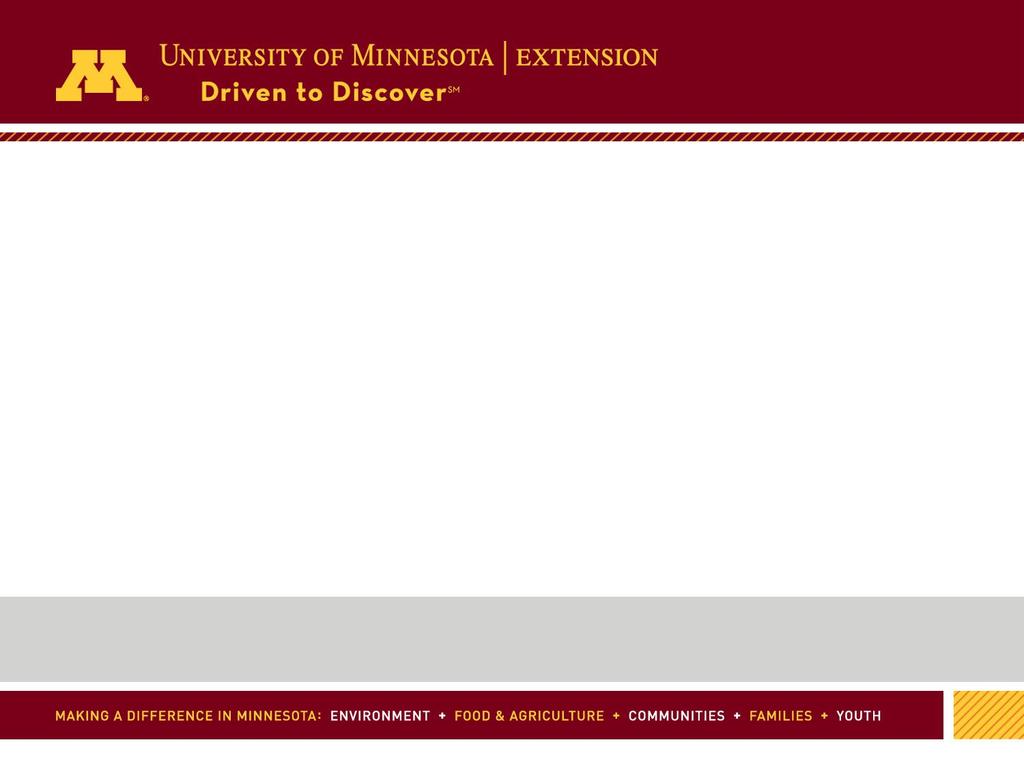 Thank you! 2016 Regents of the University of Minnesota. All rights reserved. The University of Minnesota is an equal opportunity educator and employer.