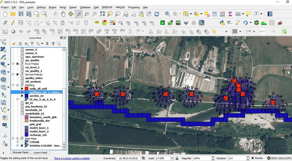 Creating well capture zones FREEWAT - Free and Open Source Software Tools for Water Resource Management This project has