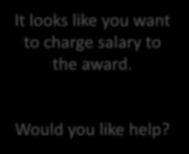 IV to charge salary to salary range require the award.