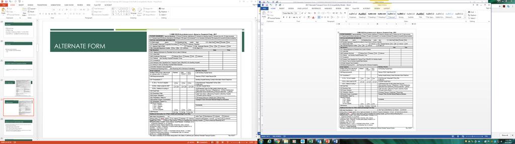 ALTERNATE FORM Some items on the CORE CPeTS form were added over the years to improve CPQCC Admit/Discharge form data