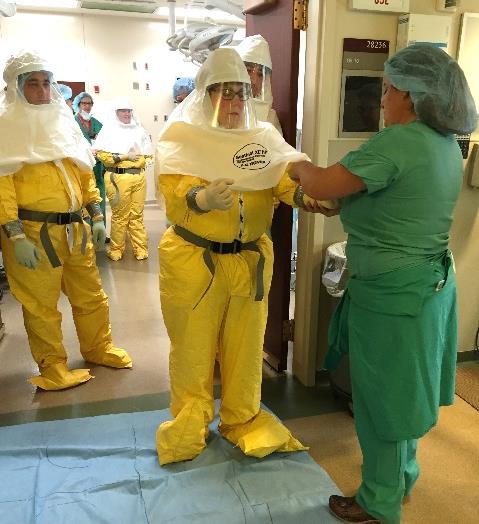 equipment and perform procedures in PPE Evaluate methods of communication Involve internal and