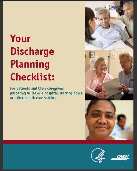 CMS Your Discharge Planning Checklist www.