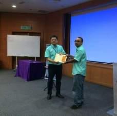 nas Kumar Haldar. As for the IEEE CAS (M) Master Dissertation Award, it was awarded to Ahmed M. M. Al-Massri from Universiti Putra Malaysia (UPM) with his project entitled Design and Development of Prototype Robot Gripper for Object Weight Measurement.