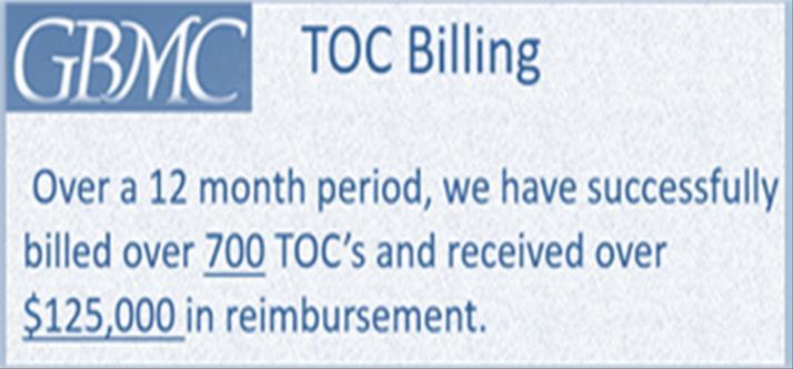TOC Revenue for Employed and Affiliated Providers Ambulatory providers can capture Transitional Care Management (TCM) revenue for employed and affiliated providers.