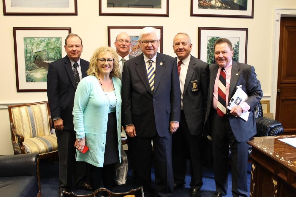 Legislative Happenings Fire Commission delegates traveled to Washington, DC and met with Kentucky s representatives to lobby their support for federal funding of fire industry grants: Staffing for