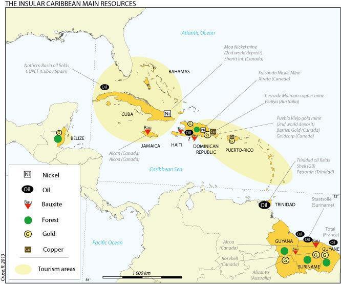 Chart of the Insular Caribbean Main Resources Source: Caribbean Atlas 5 As for languages, there are four official languages that are most important: English, French, Spanish and Dutch.