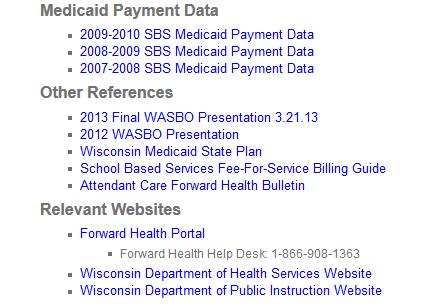 Forward Health Portal Reminder- districts can view all Medicaid payment information through the Forward Health portal.