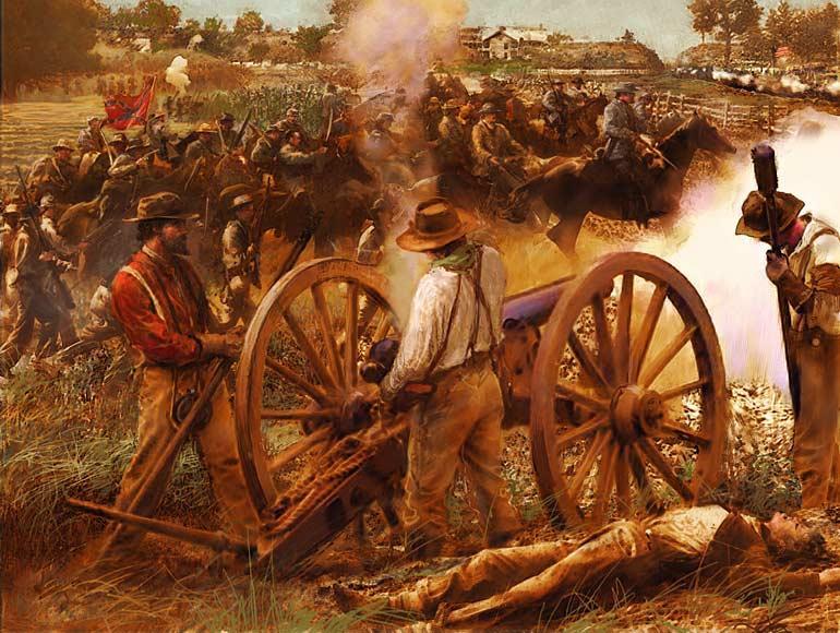 Battle of Gettysburg General Lee launched more attacks within Union territory. As before, his goal was to break the North s will to fight.