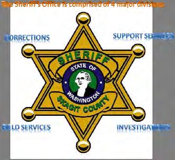 Introduction The Skagit County Sheriff s Office is the largest law enforcement agency in Skagit County. We are responsible for a popula on of approximately 118,000.