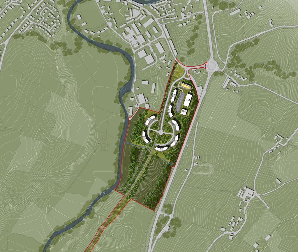 Mirehouse Site could provide construction worker accommodation and facilities linked to rail connections, for an estimated 2,500 workers (with reserve capacity to increase the number of bed spaces by