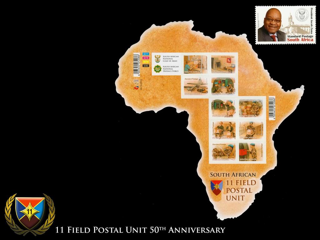 On 9 October 2012, the South African Post Office celebrated World
