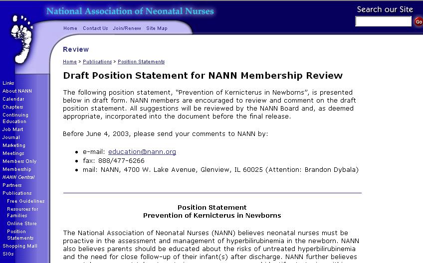 Partnerships in Action NANN (National Association