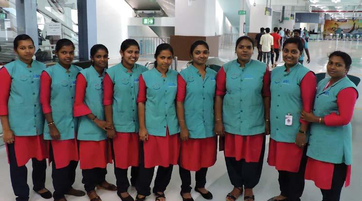Kochin Metro. Kudumbashree provided employment to 720 women in ticketing, customer care, call centre, housekeeping and gardening making Kochi Metro the first women run metro in the world. 36.
