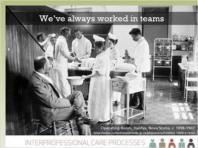5. We ve always worked in teams Teamwork is not a new concept. We ve all worked in teams as health care providers, and while some teams are high functioning, we know other teams are not.