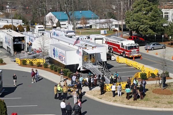 Carolinas MED-1 A unique, advanced mobile treatment facility capable of augmenting existing healthcare resources in a