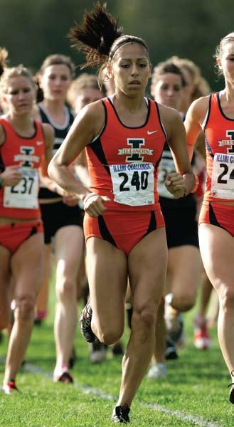 WOMEN S CROSS COUNTRY 5th in Big TEn // 8th place in NCAA Championships 10 After racing into the record books in 2005 with a fifth-place finish at the NCAA Championships, the Illinois women s cross