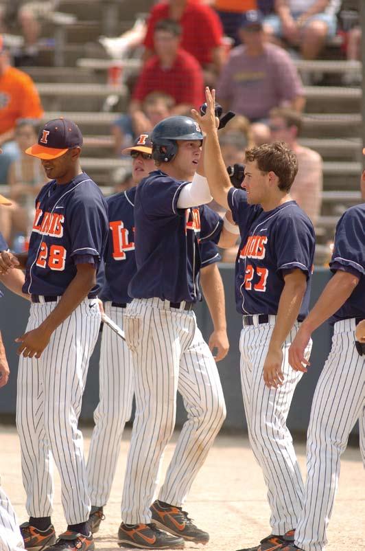 in the last 12 years. Catcher Lars Davis led the Illini, being named a second-team All-American by Collegiate Baseball after becoming the first Illinois player to hit.400 since 1996.
